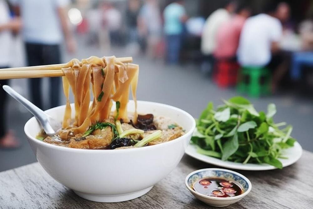 Bánh đa cua - món ngon phải thử khi đến Hải Phòng.